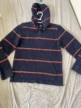 O'Neill poncho  Navy Hooded pullover.